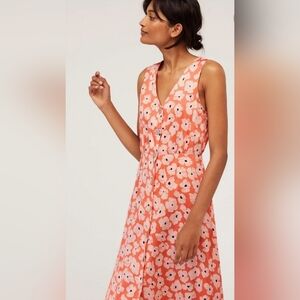 Oysho Orange Flower Dress